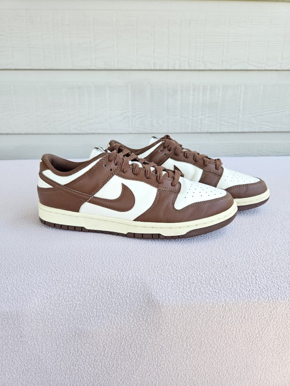 Nike Dunk Low Cacao Wow Sneaker Women SZ 9.5 Sail Coconut Milk DD1503-124